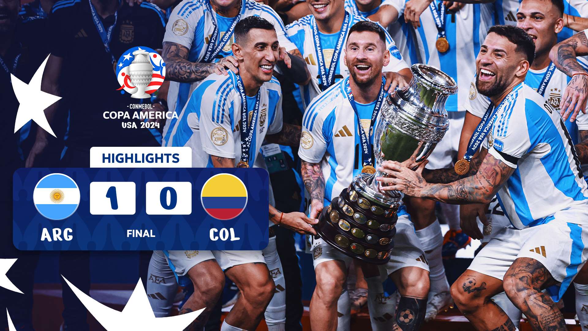 Mejores Momentos: Argentina 1-0 Colombia | Final de la CONMEBOL COPA AMÉRICA USA 2024™