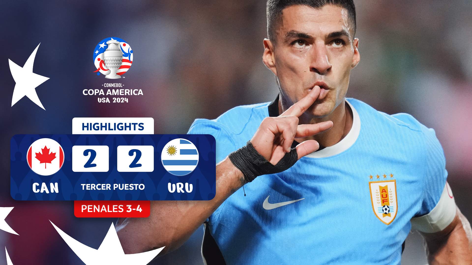 Match Highlights: Canada (3) 2-2 (4) Uruguay | CONMEBOL COPA AMÉRICA USA 2024™