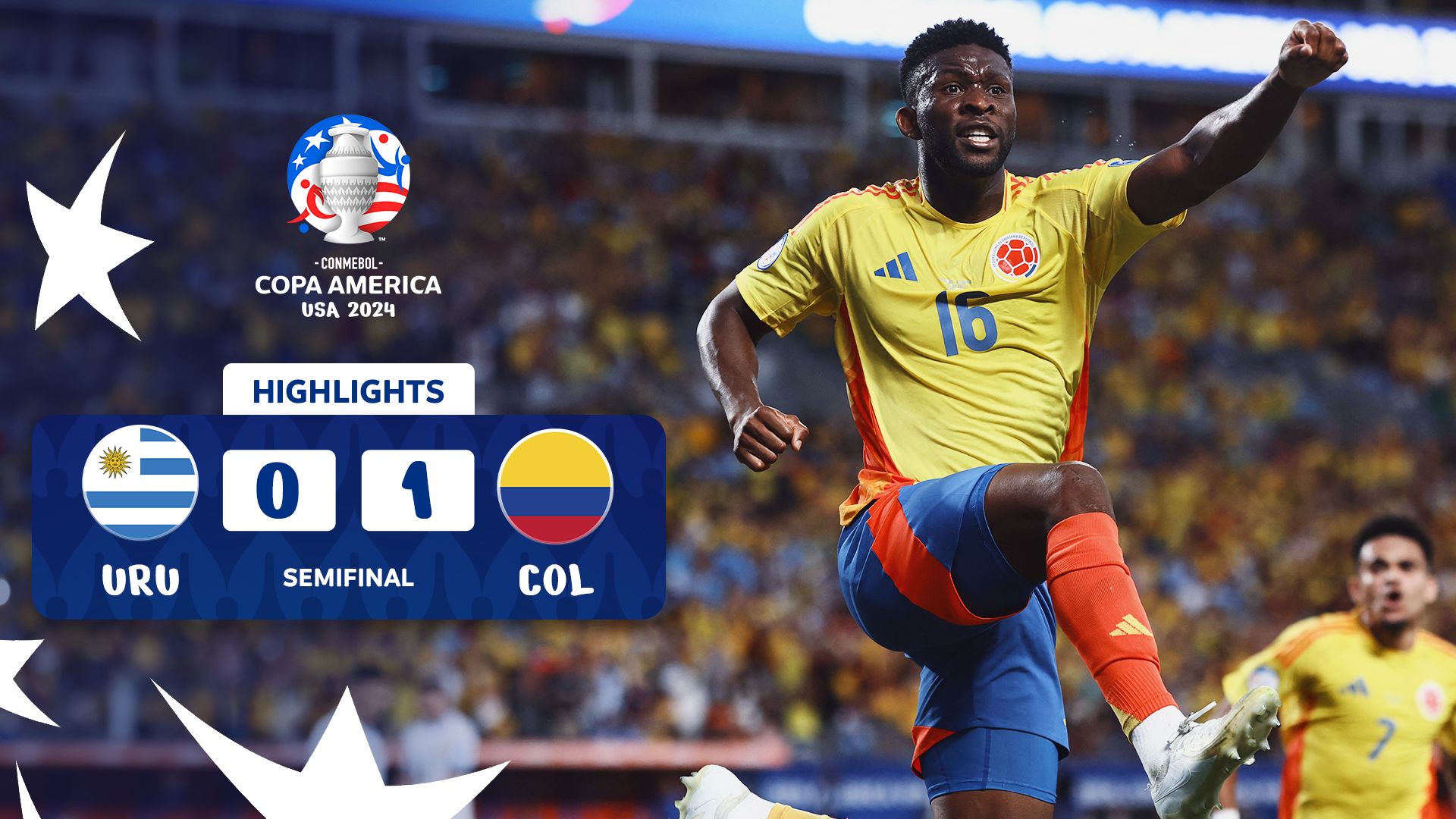 Match Highlights: Uruguay 0-1 Colombia | CONMEBOL Copa América USA 2024™