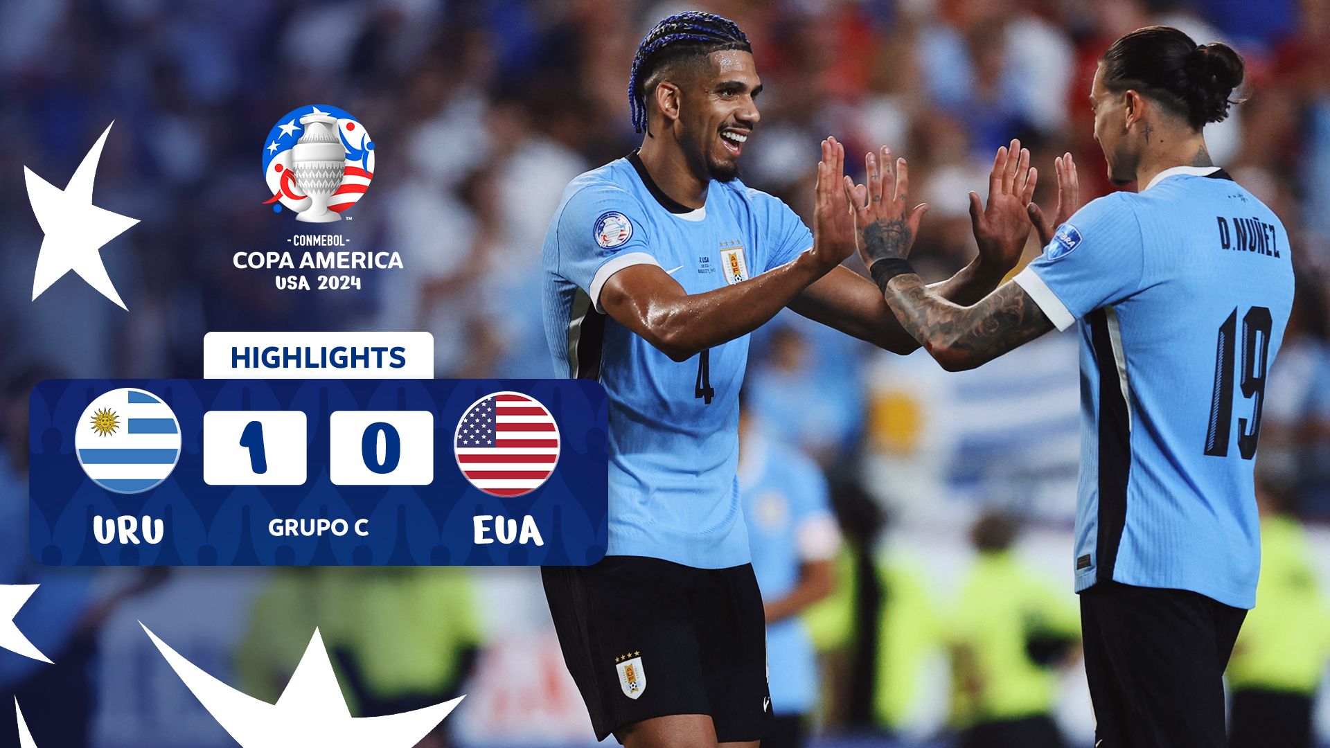 Melhores Momentos: USA 0-1 Uruguay | CONMEBOL Copa América USA 2024™ 