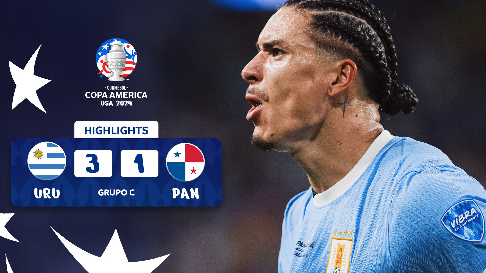 Melhores Momentos: Uruguai 3-1 Panamá | CONMEBOL Copa América USA 2024™