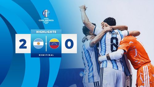 Thumbnail do vídeo: ARGENTINA 2 – 0 VENEZUELA | MELHORES MOMENTOS | CONMEBOL COPA AMÉRICA FUTSAL 2026™