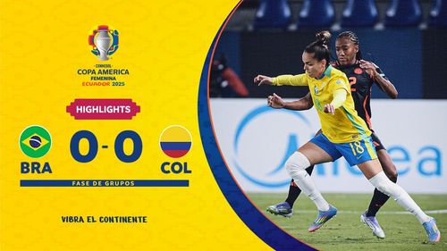 Thumbnail do vídeo: BRASIL 0-0 COLOMBIA | Highlights | CONMEBOL Copa América Femenina 2025™