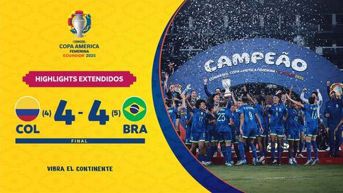 Thumbnail do vídeo:  LA MEJOR FINAL DE LA HISTORIA DE LA CONMEBOL COPA AMÉRICA FEMENINA™