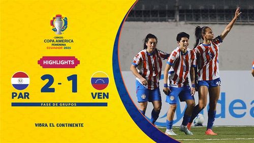 Thumbnail do vídeo: PARAGUAY 2-1 VENEZUELA | Highlights | CONMEBOL Copa América Femenina 2025™
