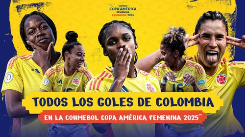 Thumbnail do vídeo: Todos los GOLES de COLOMBIA en la CONMEBOL Copa América Femenina 2025™