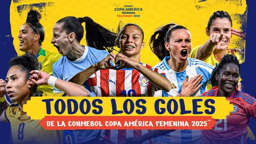 Thumbnail do vídeo: Todos los GOLES de la CONMEBOL Copa América Femenina 2025™