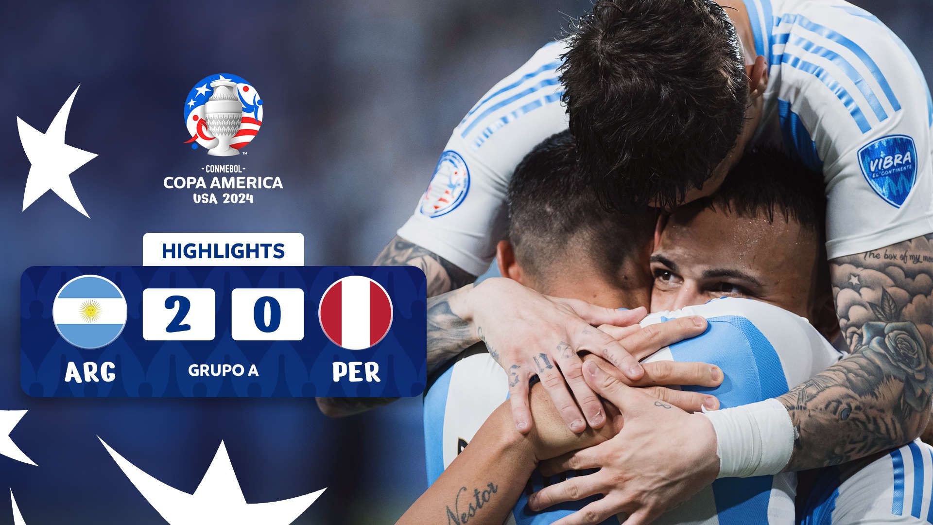 Mejores Momentos: Argentina 2-0 Perú | CONMEBOL Copa América USA 2024™