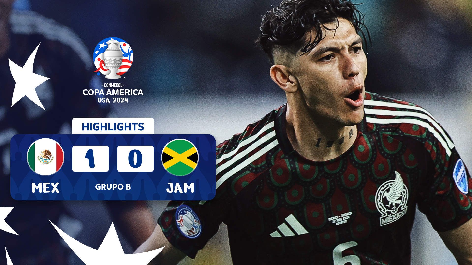 Melhores Momentos: México 1-0 Jamaica | CONMEBOL Copa América USA 2024™
